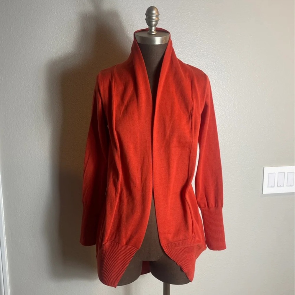 New Women's Small Orange Cardigan